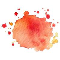 Colorful abstract watercolor stain with splashes and spatters. Modern creative background for trendy design. vector