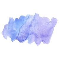 Colorful abstract watercolor stain with splashes and spatters. Modern creative background for trendy design. Vector illustration.