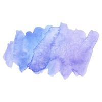 Colorful abstract watercolor stain with splashes and spatters. Modern creative background for trendy design. Vector illustration.