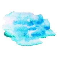 Abstract isolated colorful vector watercolor stain. Grunge element for paper design. Watercolor splash.