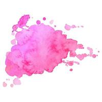 Abstract isolated colorful vector watercolor stain. Grunge element for paper design