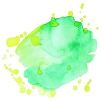 Abstract isolated colorful vector watercolor stain. Grunge element for paper design