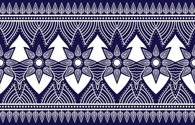 Decorative abstract geomatrical ethnic oriental with floral pattern traditional,Abstract background Design for carpet,wallpaper,clothing,wrapping,batik,fabric,traditional print vector