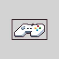 Flexible Editable vector game controller pixel art for game development,  graphic design, website assets and more.