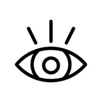 Eye icon or logo isolated sign symbol vector illustration