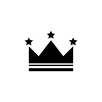 crown icon Column Chart icon or logo isolated sign symbol vector illustration - high quality black style vector icons