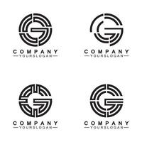 Letter G logo icon design template vector