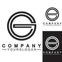 Letter G logo icon design template vector