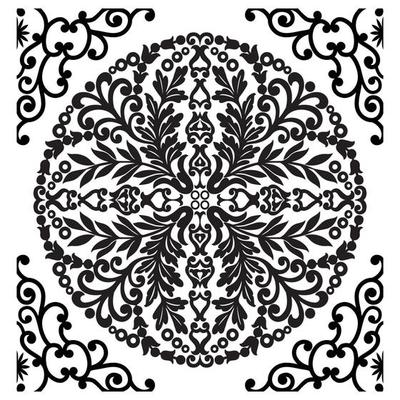 Ornamental round lace pattern