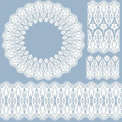 Vector Floral Frame Set