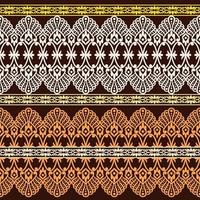 seamless damask pattern vector