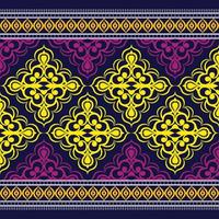 seamless damask pattern vector