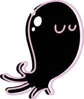 cute squid vector art