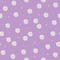 Garden flower, plants, seamless pattern vector design for fashion,fabric,wallpaper and all prints on purple background color. Cute pattern in small flower. Small very peri color pattern with flowers