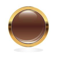 Gold vector design element with space for your text