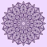 abstract mandala vector decorative design element with modern soft color