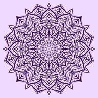 abstract mandala vector decorative design element with modern soft color