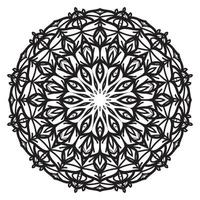 abstract mandala art outline circular basic design spiritual vector decoration