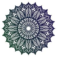 abstracto mandala arte contorno circular básico diseño espiritual redondo vector ornato