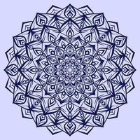 abstract mandala vector decorative design element with modern soft color