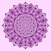 mindful abstract mandala art with soft and youth color decoration vector design