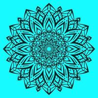 mindful abstract mandala art with soft and youth color decoration vector design
