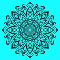 mindful abstract mandala art with soft and youth color decoration vector design