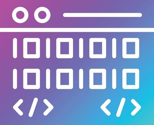 Coding Vector Icon Design Illustration
