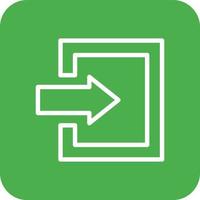 Log in Vector Icon Design Illustration