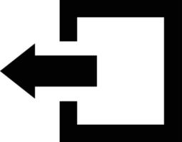 Log out Vector Icon Design Illustration