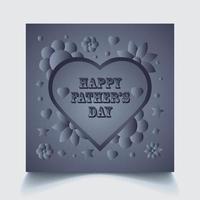 Happy father's day template Free Vector