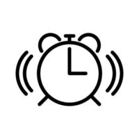 alarm clock icon template vector