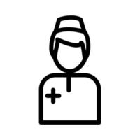 Nurse icon template vector