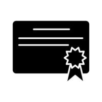 Certificate icon template vector