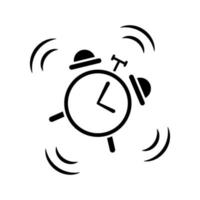 plantilla de icono de reloj de alarma vector