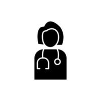 Doctor icon template vector