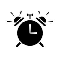 plantilla de icono de reloj de alarma vector