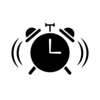 plantilla de icono de reloj de alarma vector