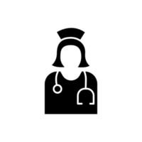 Nurse icon template vector