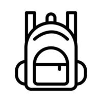 plantilla de icono de mochila vector