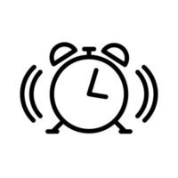 plantilla de icono de reloj de alarma vector