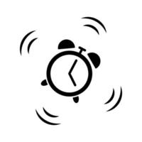 alarm clock icon template vector