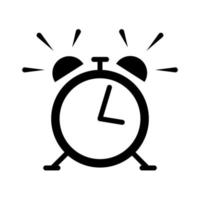 alarm clock icon template vector