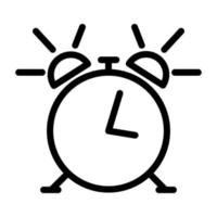 alarm clock icon template vector