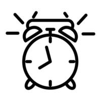 alarm clock icon template vector