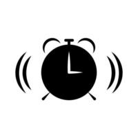 plantilla de icono de reloj de alarma vector