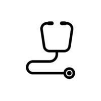 Illustration Vector graphic of stethoscope icon