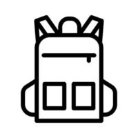 Backpack icon template vector