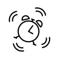 alarm clock icon template vector