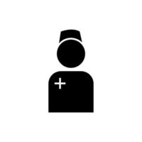 Nurse icon template vector